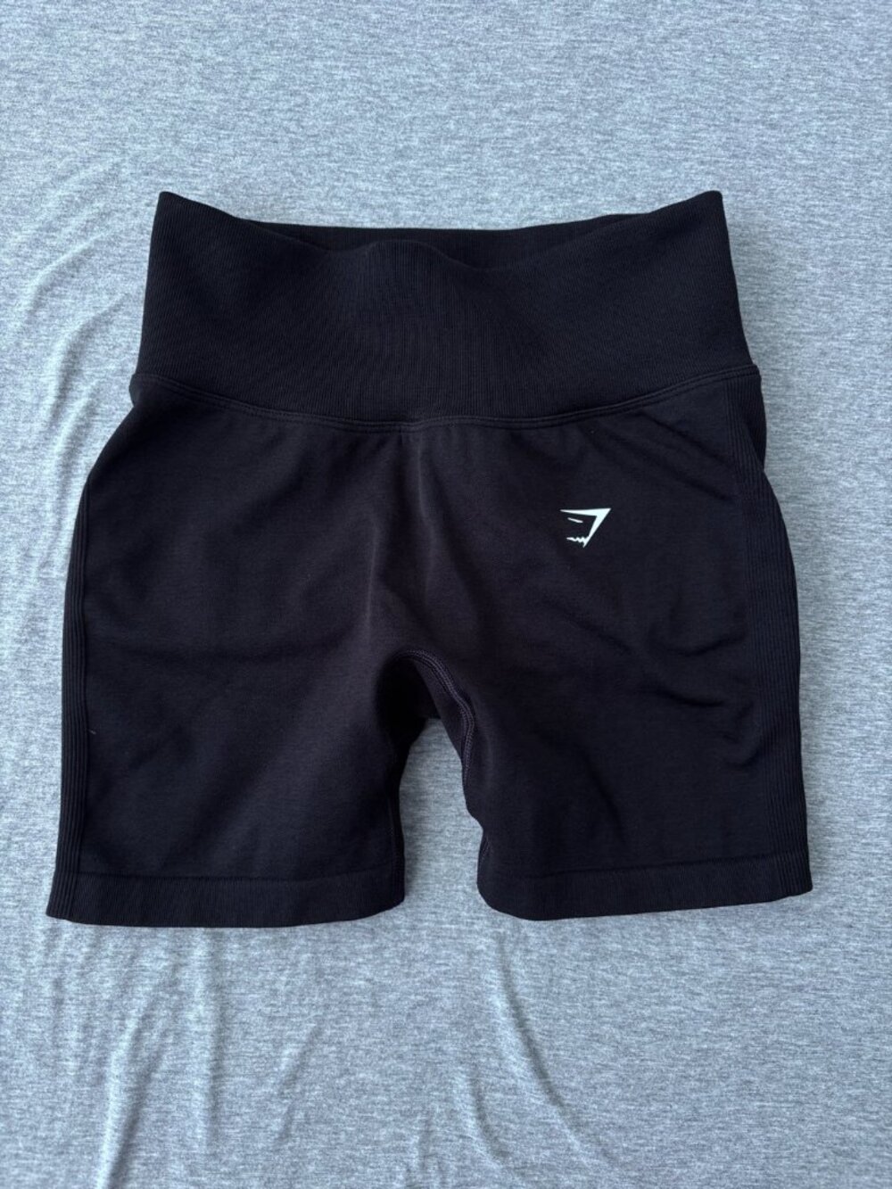 Gymshark Lift Contour Seamless Shorts S Black Athleisure Gym Workout Sportswear